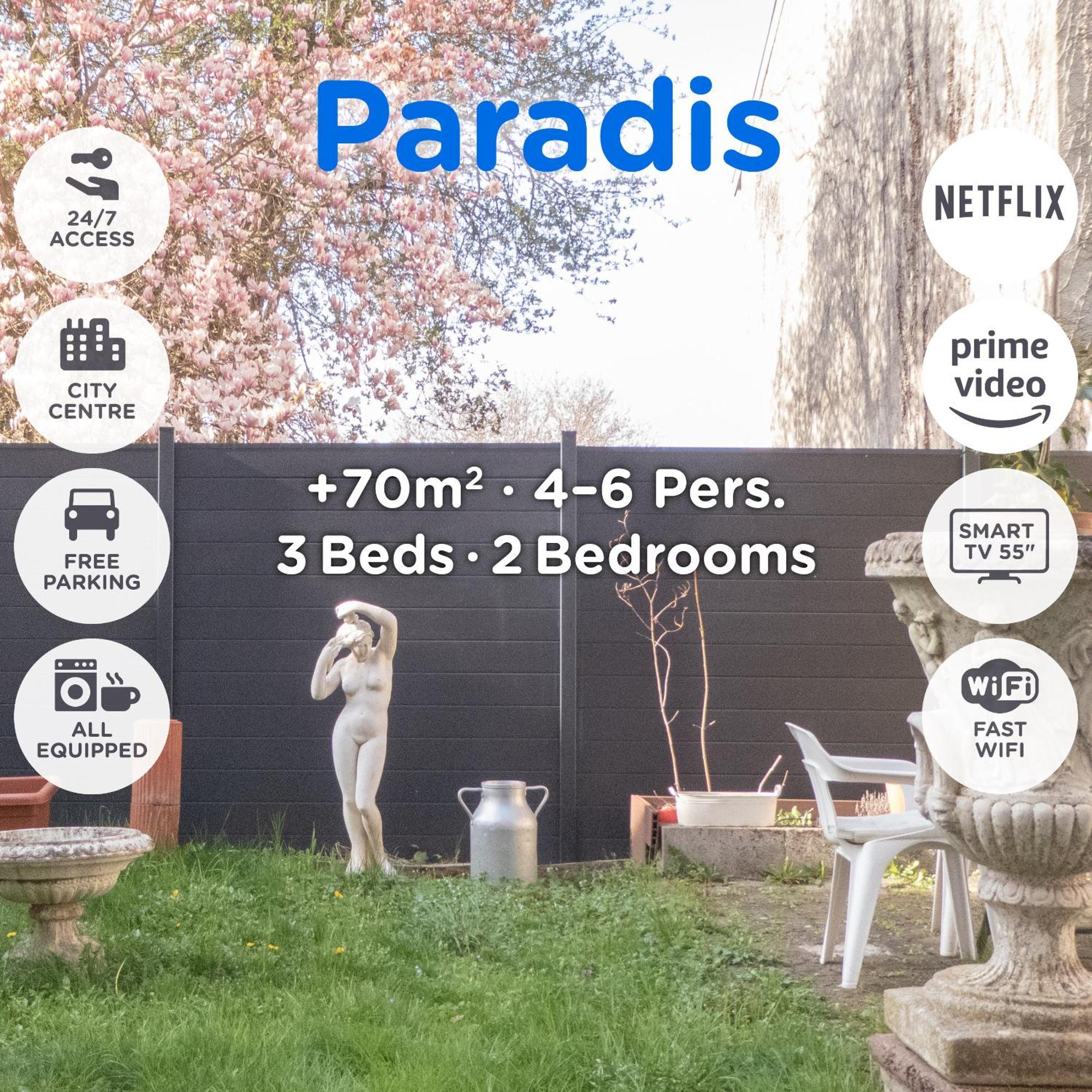 L'Amour De La Paix - Centre-Ville - Jardin - Proche Gare - Tv65"Primevideo - Ambiance Tres Chaleureuse - Parking Gratuit Sous-Video Surveillance Proche - Gere Par Presta-Zen'Services Verdún Exterior foto