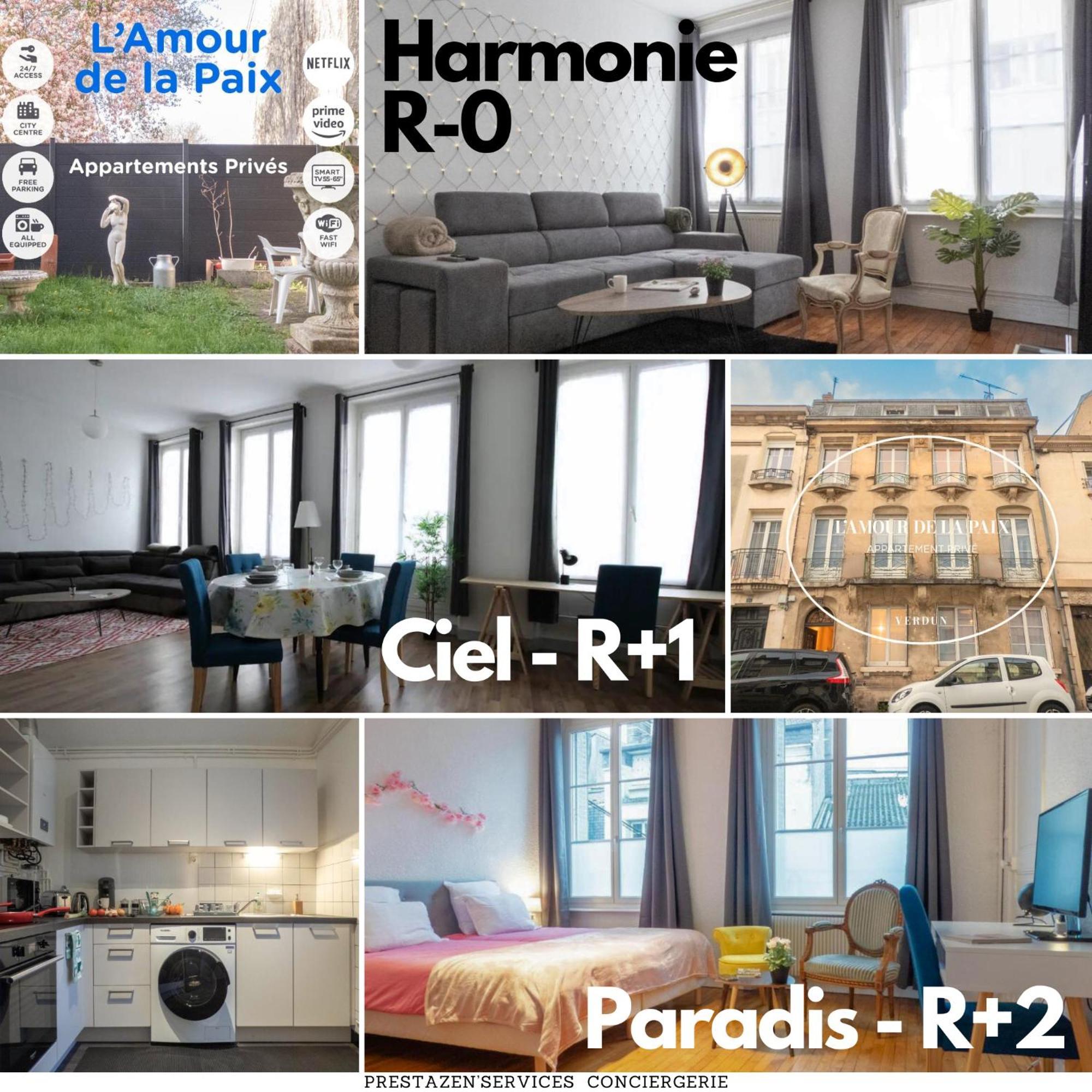 L'Amour De La Paix - Centre-Ville - Jardin - Proche Gare - Tv65"Primevideo - Ambiance Tres Chaleureuse - Parking Gratuit Sous-Video Surveillance Proche - Gere Par Presta-Zen'Services Verdún Exterior foto